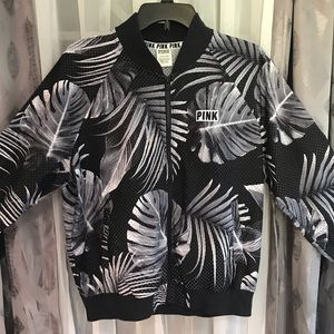 VS PINK Tropical Print Windbreaker